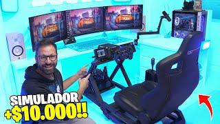 FABRIQUÉ el mejor SIMULADOR de CARRERAS EN CASA (SETUP RACING)