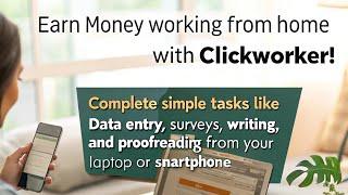 Work from home apps to earn money - Clickworker