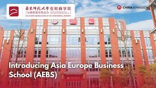 Introducing Asia Europe Business School (AEBS)