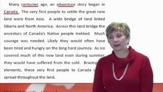 History of Canada - Writing Lesson #1 - Online Writing Classes