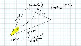 The cosine rule : Hoang maths