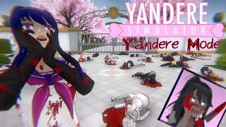 Killing Everyone in Yandere Mode | Yandere Simulator Demo