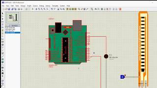 Flex Sensor interfacing with Arduino UNO | Simulation | Resistive sensor Interfacing