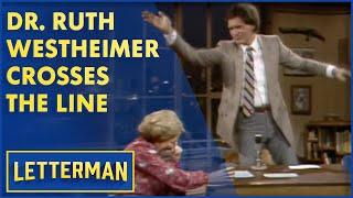Dr. Ruth Westheimer Crosses The Line | Letterman