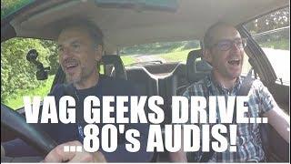 VAG geeks drive 1980s Audis!