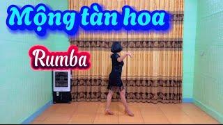 Mộng tàn hoa #rumba #dance ( có hướng dẫn dưới video⬇️)