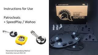 SpeedPlay Wahoo Patrocleats User Guide 2021-02