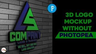 Design 3D Logo MockUp without Photopea | Pixellab Tutorial | MockUp Design