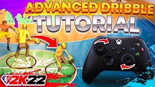 NBA 2K22 ADVANCED DRIBBLE TUTORIAL W/HANDCAM! HOW TO DRIBBLE LIKE STEEZO! 2K22 DRIBBLE TUTORIAL!