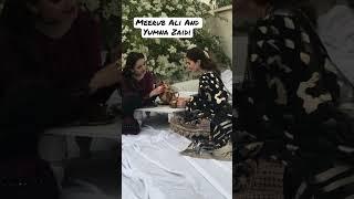 Merub Ali and Yumna Zaidi together for Photoshoot #yumnazaidi #merubali #pyarkesadqay #sinfeahan