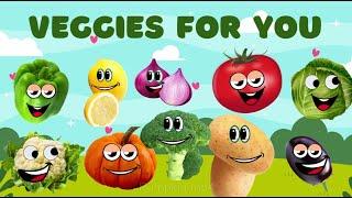  The Vegetable Song for Kids | Learn Vegetables Names with Fun Music! 