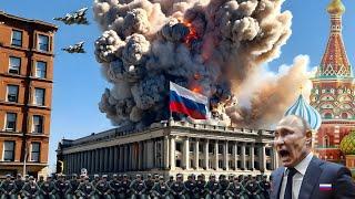 5 Minutes Ago! RUSSIA Surrenders, US Troops Again Attack PUTIN'S Palace Building in Moscow City