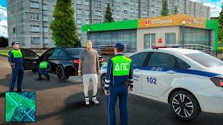 ПЕРВЫЙ РАБОЧИЙ ДЕНЬ В ДПС! Будни сотрудника ГИБДД на AMAZING ONLINE в GTA CRMP