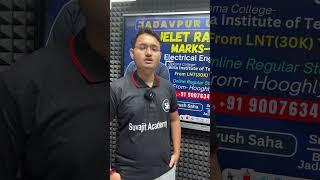 JELET 2024 Exam Rank 16 | Left the 30K Company Job | Jadavpur University | Department EE Ayush Saha