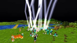 Abusing 100 Players With God Powers on my Minecraft Server