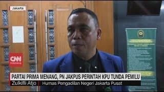 Partai Prima Menang, PN Jakpus Perintah KPU Tunda Pemilu