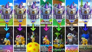 All New Super Mario Bros. Wii Koopaling Castles Recreated in Super Mario Maker 2