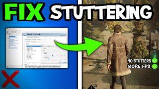 How To Fix Hogwarts Legacy Fps Drops & Stutters (EASY)