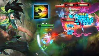 BeiFeng Akali : DESTROYING Enemies with 5 Man Ult - Engsub