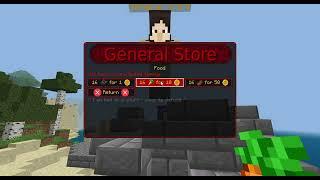 Minecraft Bedrock custom NPC shop