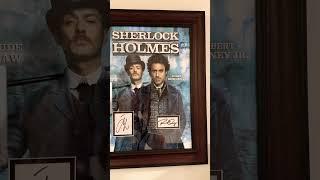 One of my favorites. Robert Downey jr and Jude law. Custom matting and framed. #sherlockholmes