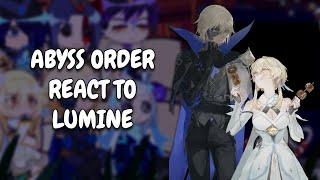 Abyss Order React To Lumine As The Abyss Princess || Genshin Impact || Gacha React