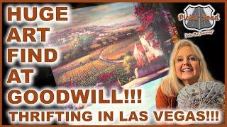 HUGE ART FIND AT GOODWILL!!! THRIFTING IN LAS VEGAS!!! Join the Journey on Picker Road!