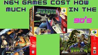 N64 Games Cost How Much in the 90's? (Celebrating 25 years of Nintendo 64 , 9/29/96)