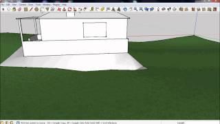 Sketchup 8 - Sandbox Tools - Using the Stamp and Drape Tools