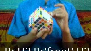 Aneesh's 5x5 Rubik's cube solution(part 1)