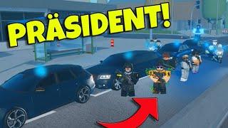 PRÄSIDENTEN ESKORTE in NOTRUF HAMBURG ENDET in SCHIEßEREI! Neues UPDATE testen| ROBLOX