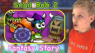 The Snail Ninja is Back! Snail Bob 2 - Fantasy Story (All Levels)