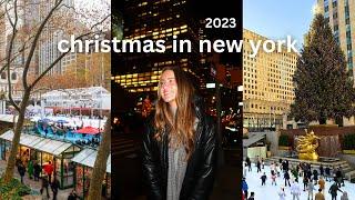 CHRISTMAS IN NEW YORK CITY 2023 | john's of bleecker street & aquavit restaurant review!