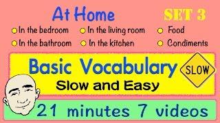 Basic Vocabulary Collection - At Home (Set 3) | Mark Kulek - ESL