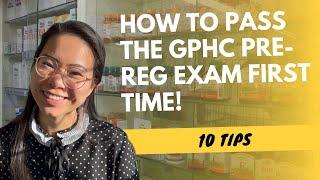 10 Tips to Pass the GPhC Pre-Reg Pharmacy Exam First Time!