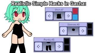 Realistic Simple Hacks in GACHA: 