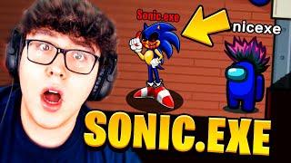 NO JUEGUES CON SONIC.EXE EN AMONG US  - Invoco a SONIC.EXE - Game Fer