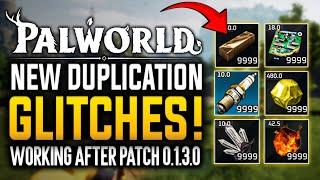 Palworld - NEW Infinite Duplication Glitch AFTER PATCH 0.1.3.0 - How To Dupe Unlimited Resources