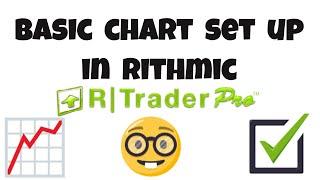 How To Do Initial Chart Setup in Rithmic R Trader Pro