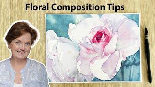 Watercolour Composition Tips | Boost Your Flower Paintings with These Techniques