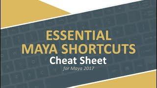 Maya 2017 Essential Shortcuts Keys