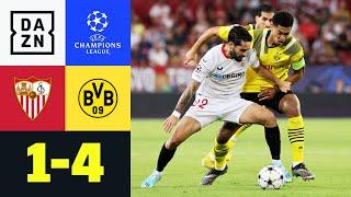 FC Sevilla - Borussia Dortmund 1:4 | UEFA Champions League | DAZN Highlights