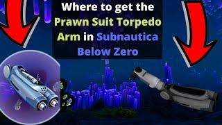 Where to find Prawn Suit Torpedo Arm Fragments in Subnautica Below Zero