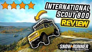 International Scout 800 Location & Review SnowRunner | Free Truck | Test drive