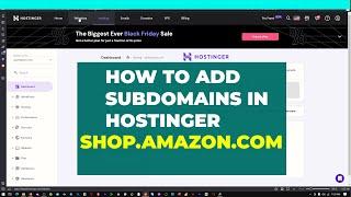 How to Create and Delete Subdomains in Hostinger