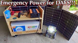 DIY Solar Power Station | Easy for beginner |  1200 Watts, REDODO 200AH + LIFEPO4