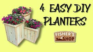 Woodworking: The BEST & EASIEST Planters To Make!