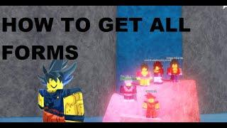 How To Unlock All Secret Forms (Roblox DBN)