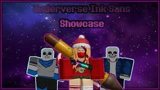 Underverse Ink Sans [How To Get + Showcase] [Undertale fight for love]