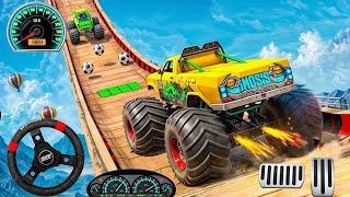 Monster Truck Mega Ramp Impposible - Extreme Car Stunt Master Driver  Android Gameplay 37